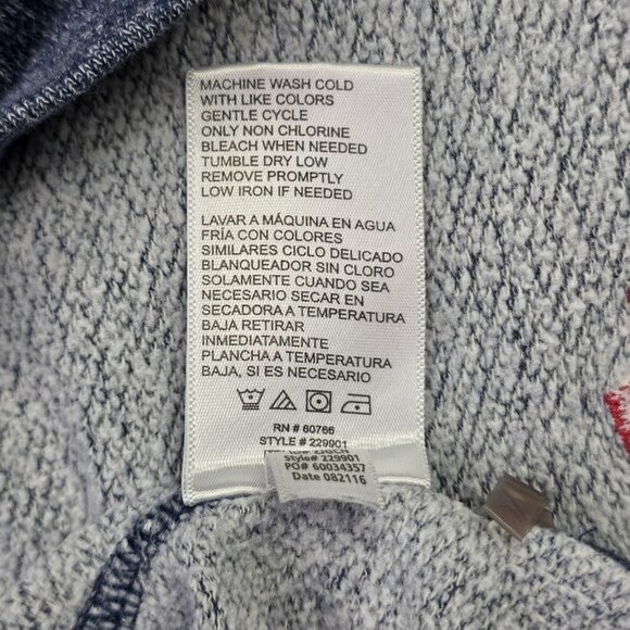 Tommy Bahama Sweater Mens Large Blue Heather Crewneck Pullover Knit Marlin Logo - Picture 11 of 11